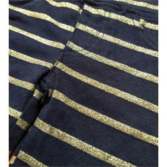 Epic Threads Toddler Girls Pull On Silver Stripe & Navy Blue Bermuda Shorts, 2T - Picture 5 of 5